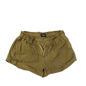 American Eagle Olive Cotton Shorts
